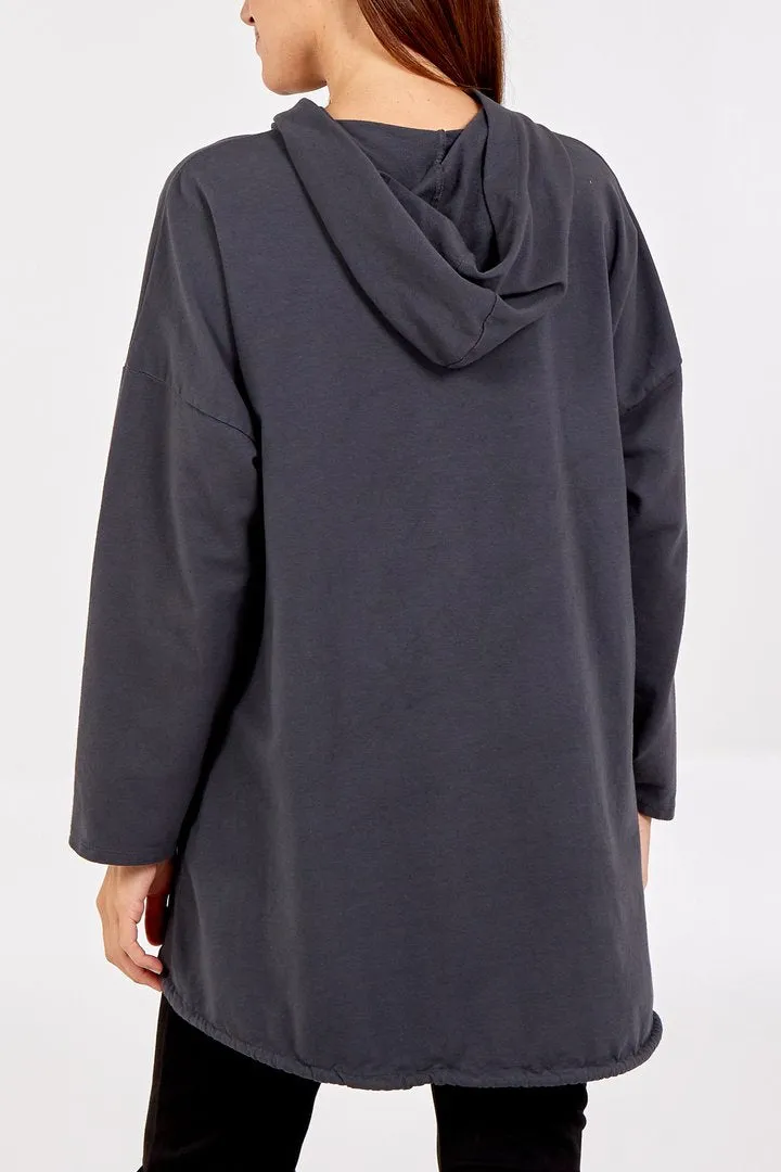 BE KIND -  LOVE HEART HOODY