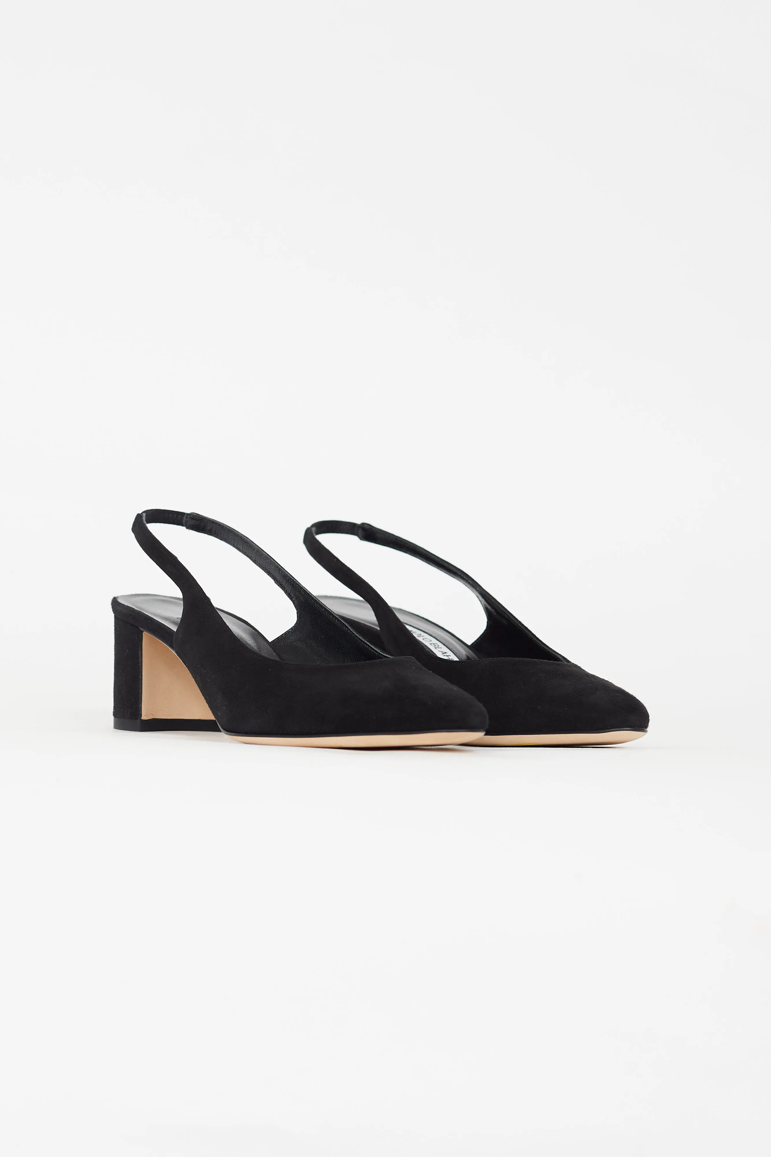 Black Suede Allurasa 50 Slingback Pump