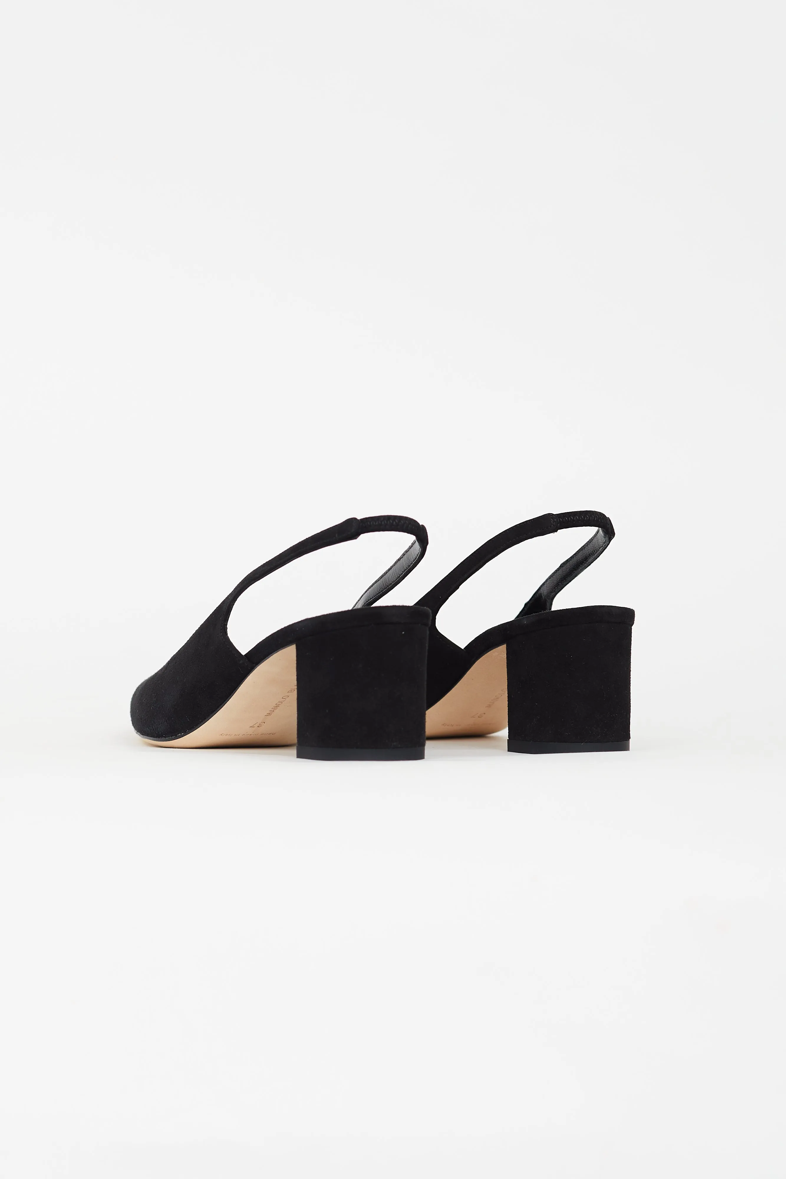 Black Suede Allurasa 50 Slingback Pump
