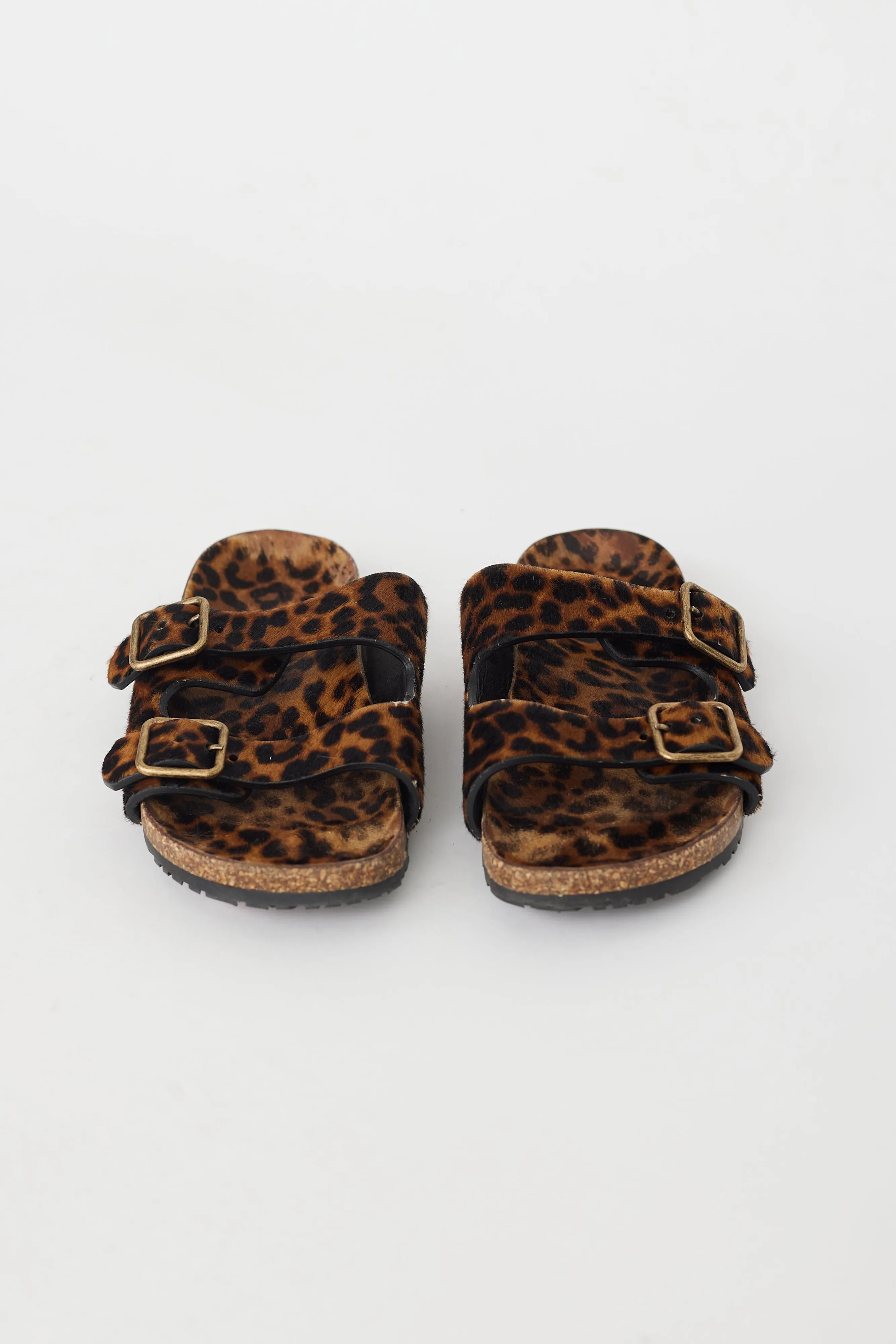 Brown & Black Textured Hair Jimmy Sandal