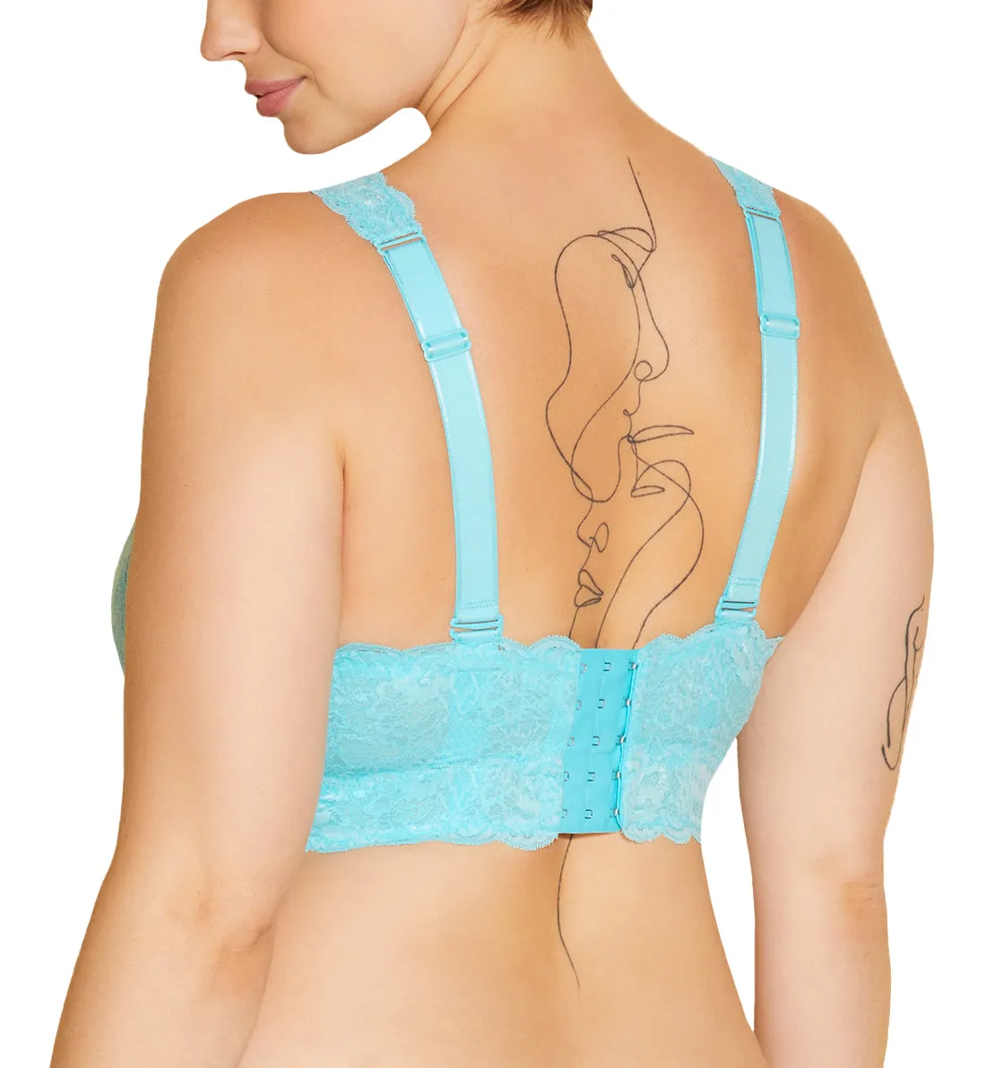 Cosabella Never Say Never SUPER CURVY Plungie Longline Bralette (NEVER1389) - Maldives