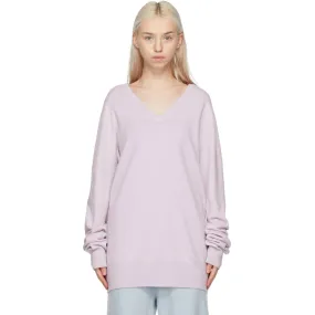 extreme cashmere Purple Cashmere NÂ°162 Claim Sweater