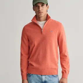GANT Cottom Flamme Crew-Neck In Sunset Pink