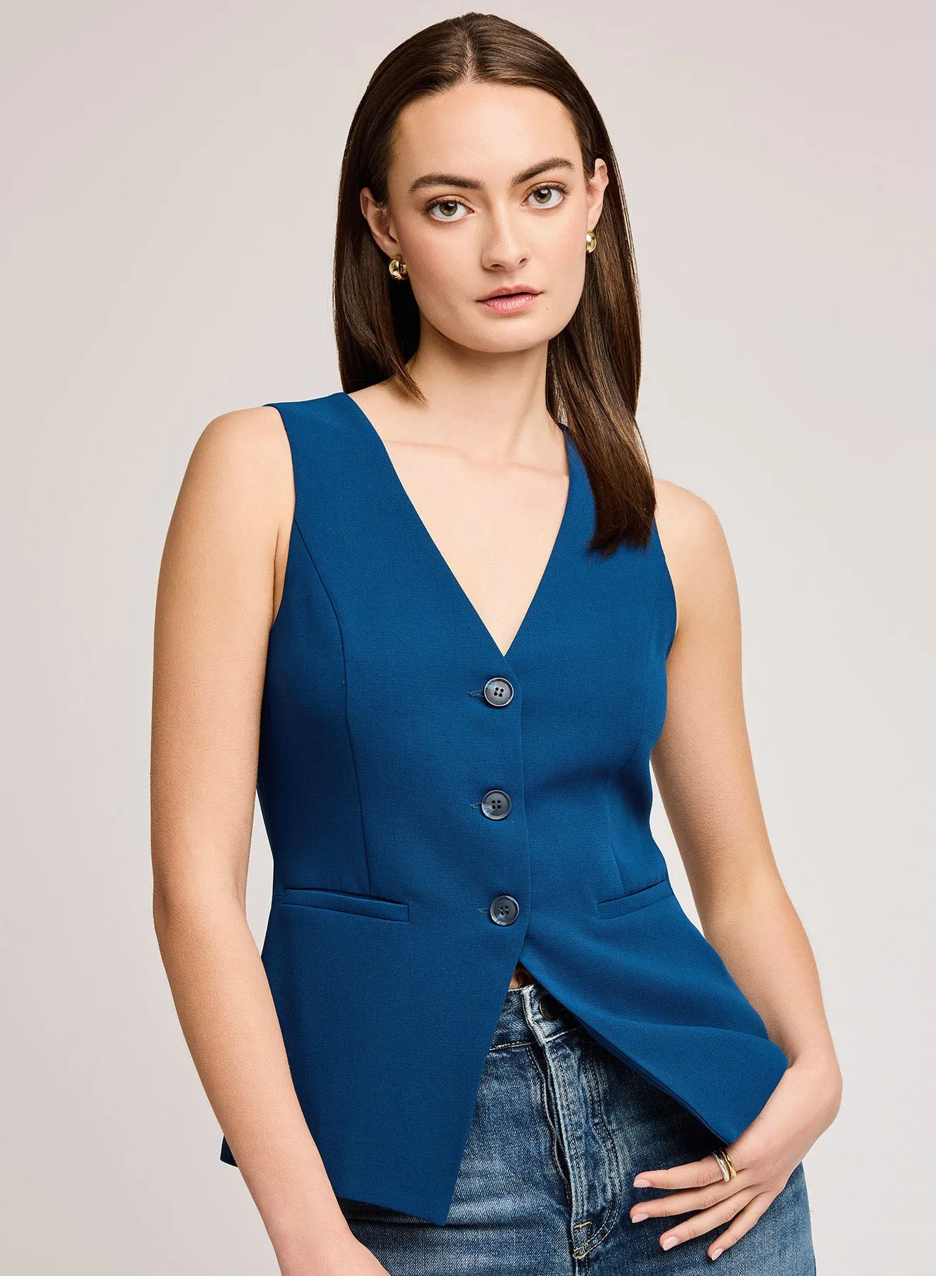 Gentle Fawn Vivian Blue Vest in Blue