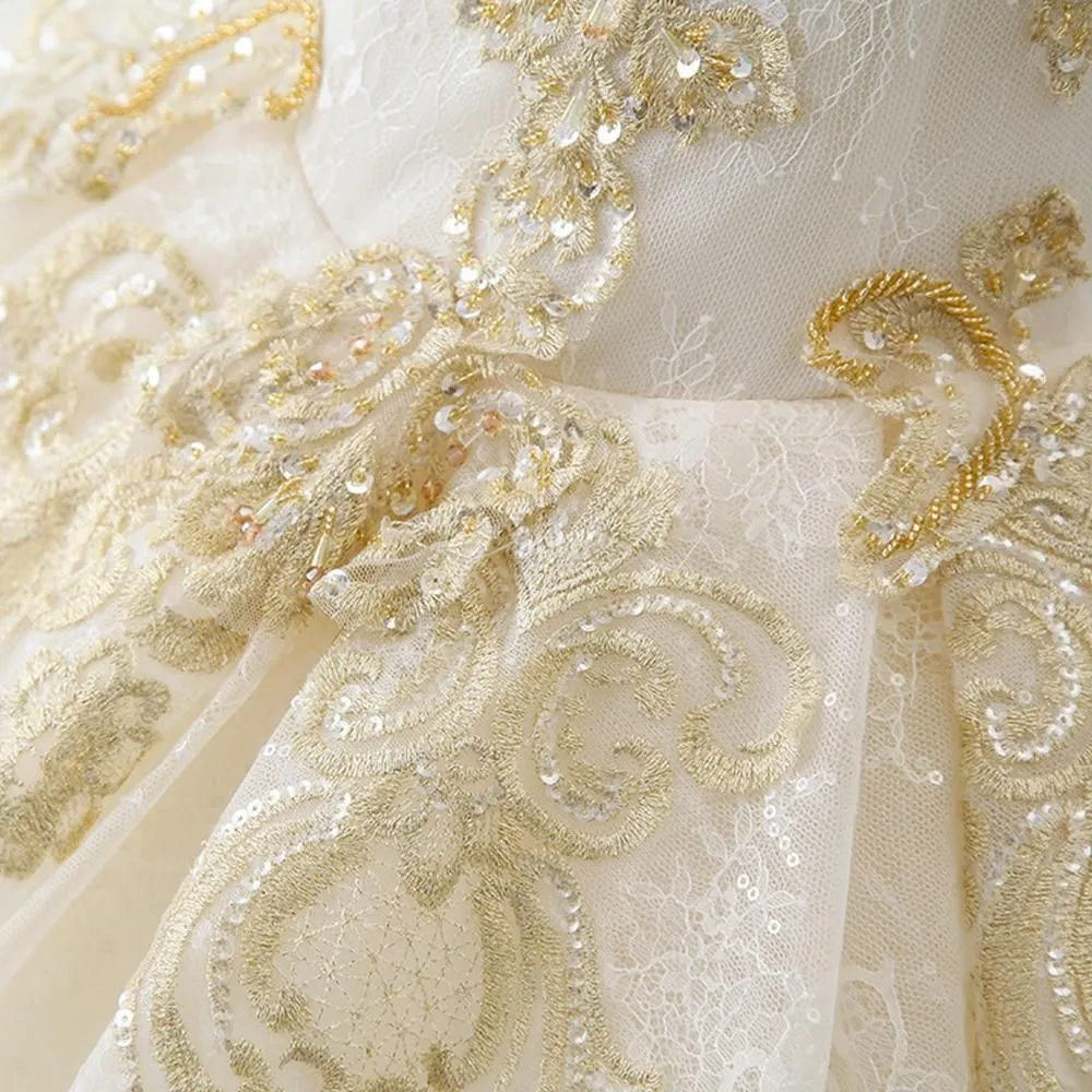 Gorgeous Ball Gown Wedding Dress with Beading