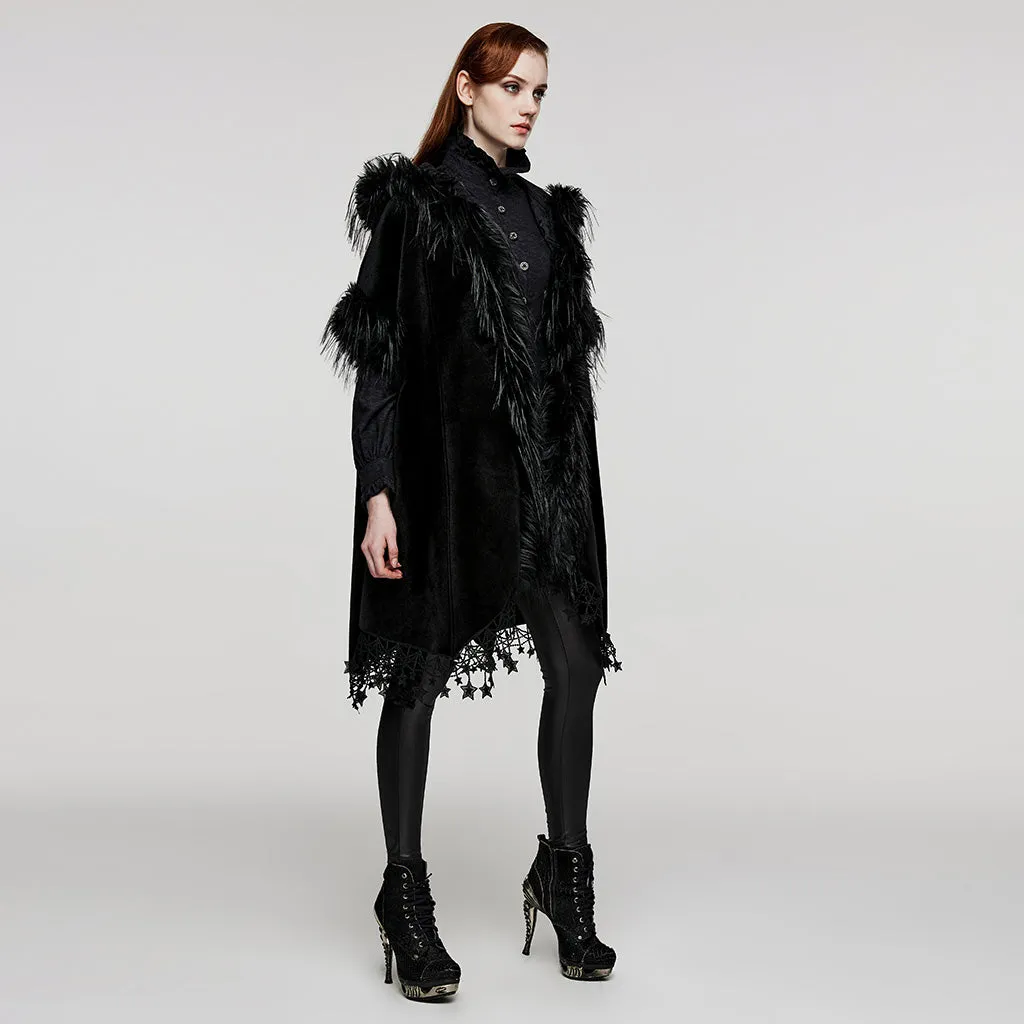 Goth Bat Cloak Coat WY-1519DPF