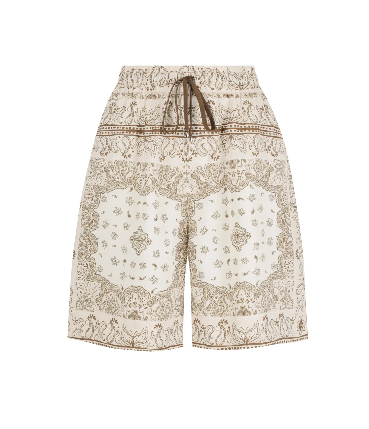 Laurel Relaxed Short in Beige Bandana