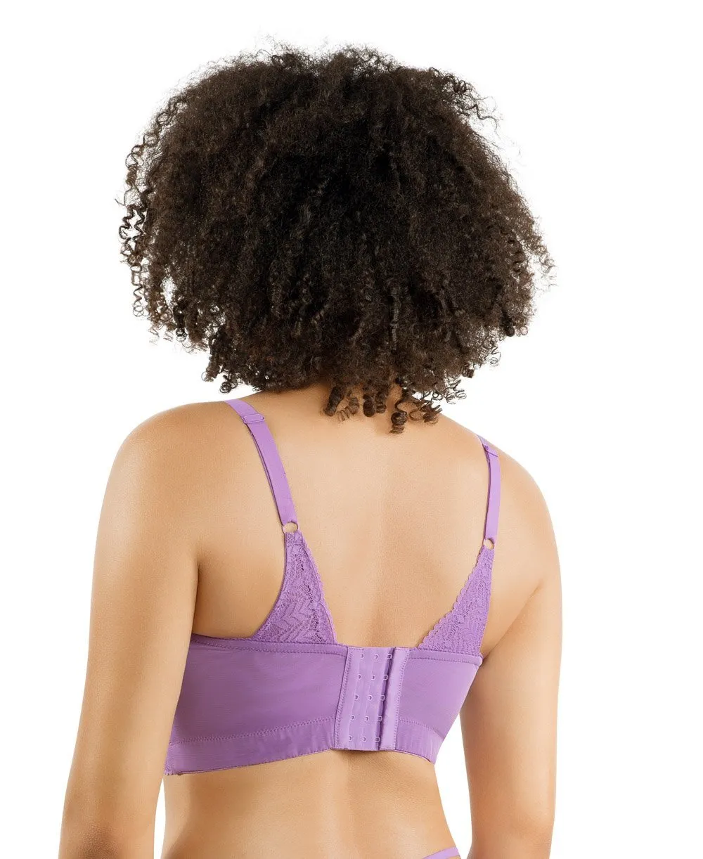Parfait Mia Lace Wire-free Padded Lace Bralette - Black