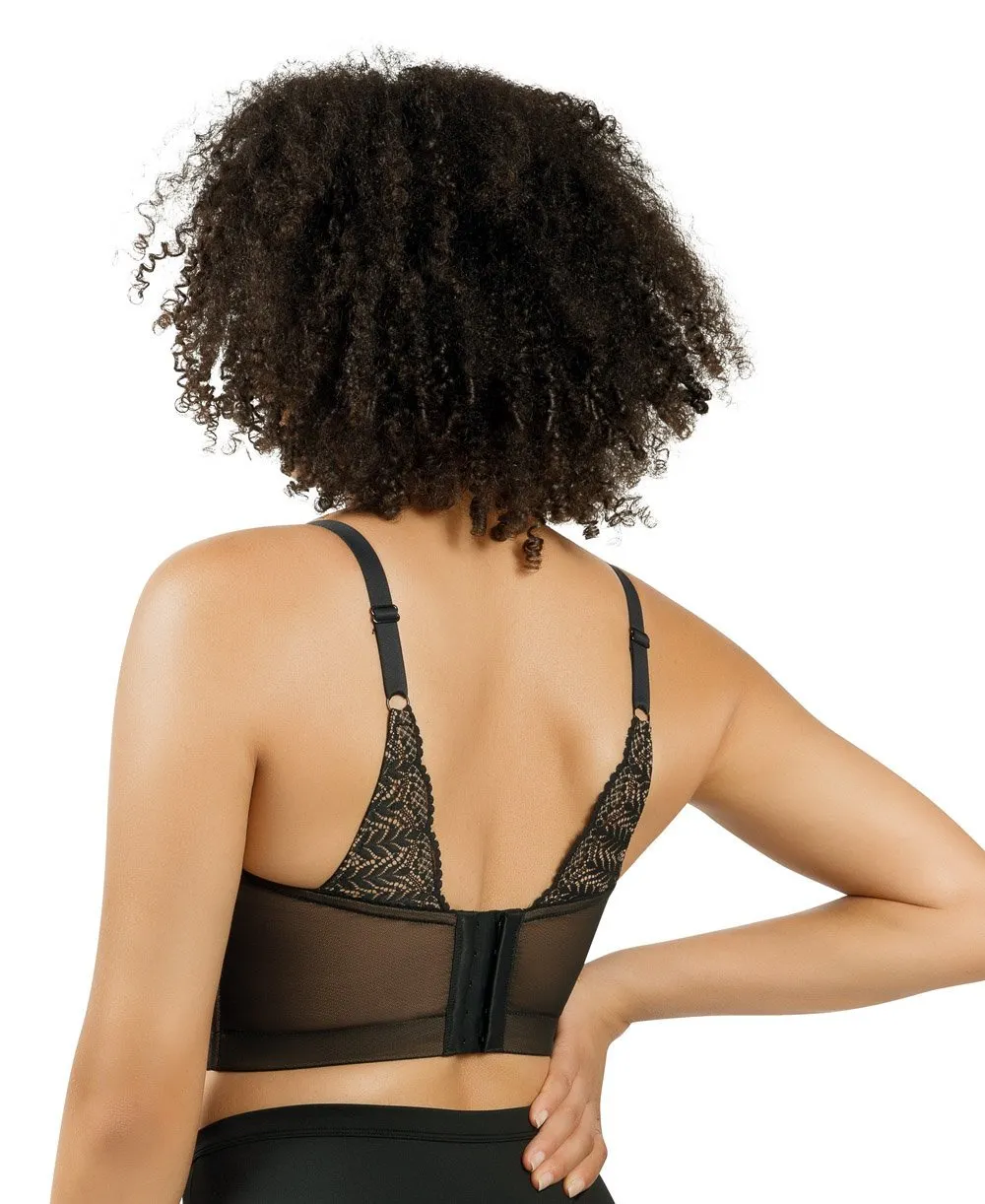 Parfait Mia Lace Wire-free Padded Lace Bralette - Black