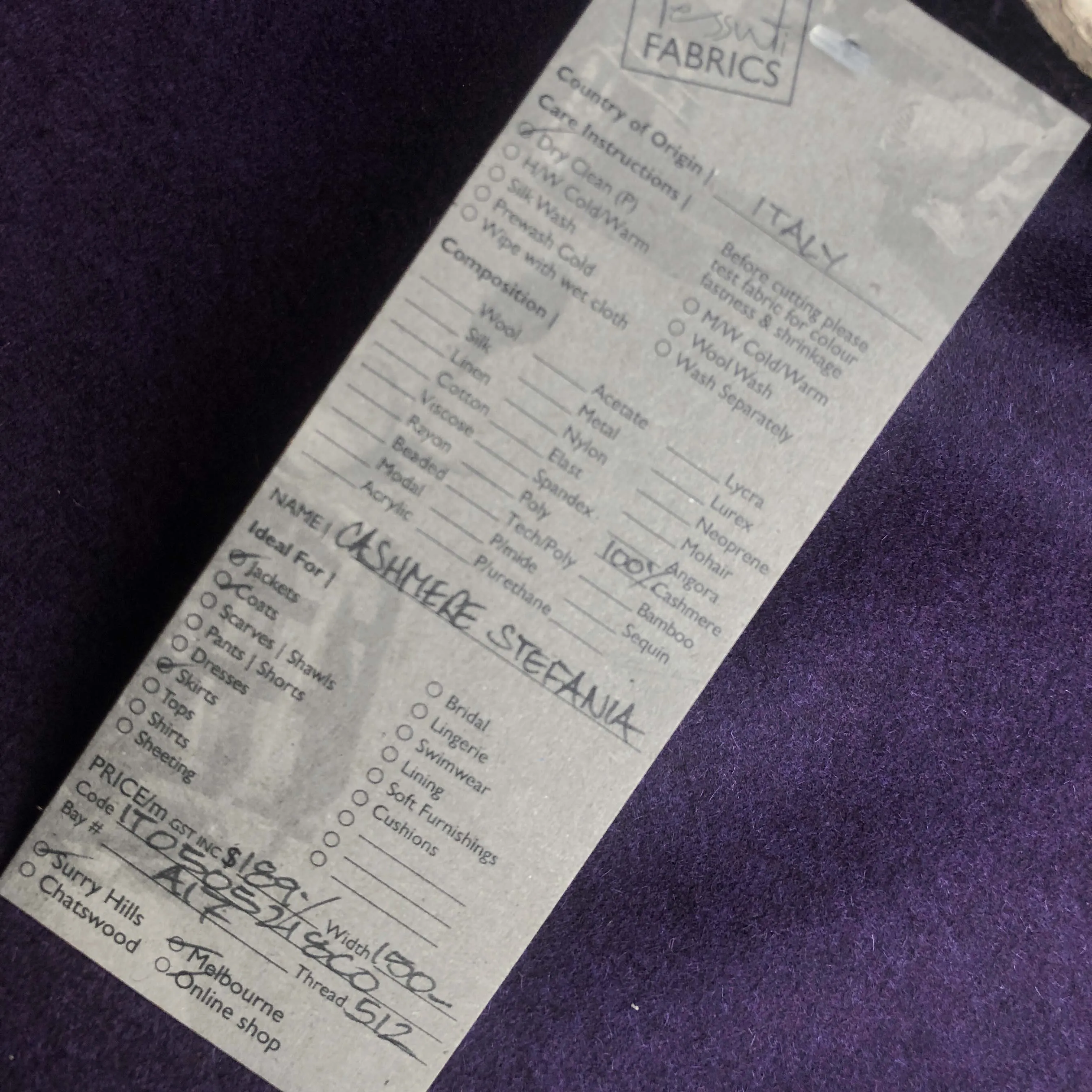 Remnant of Cashmere Stefania
