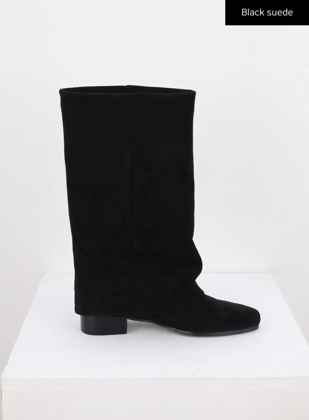 Rouched Faux Leather Boots CO304