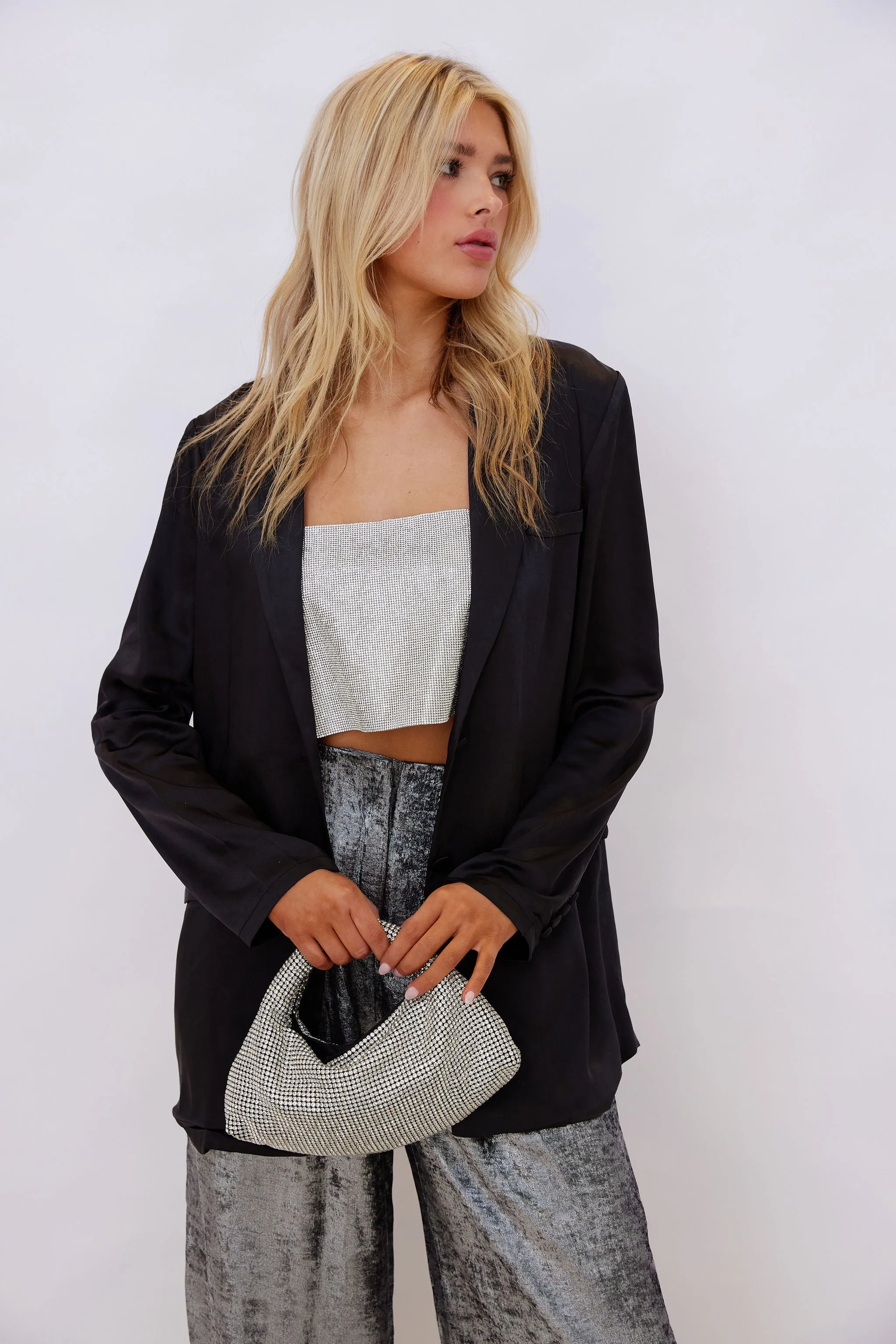 SALE - Barry Satin Blazer