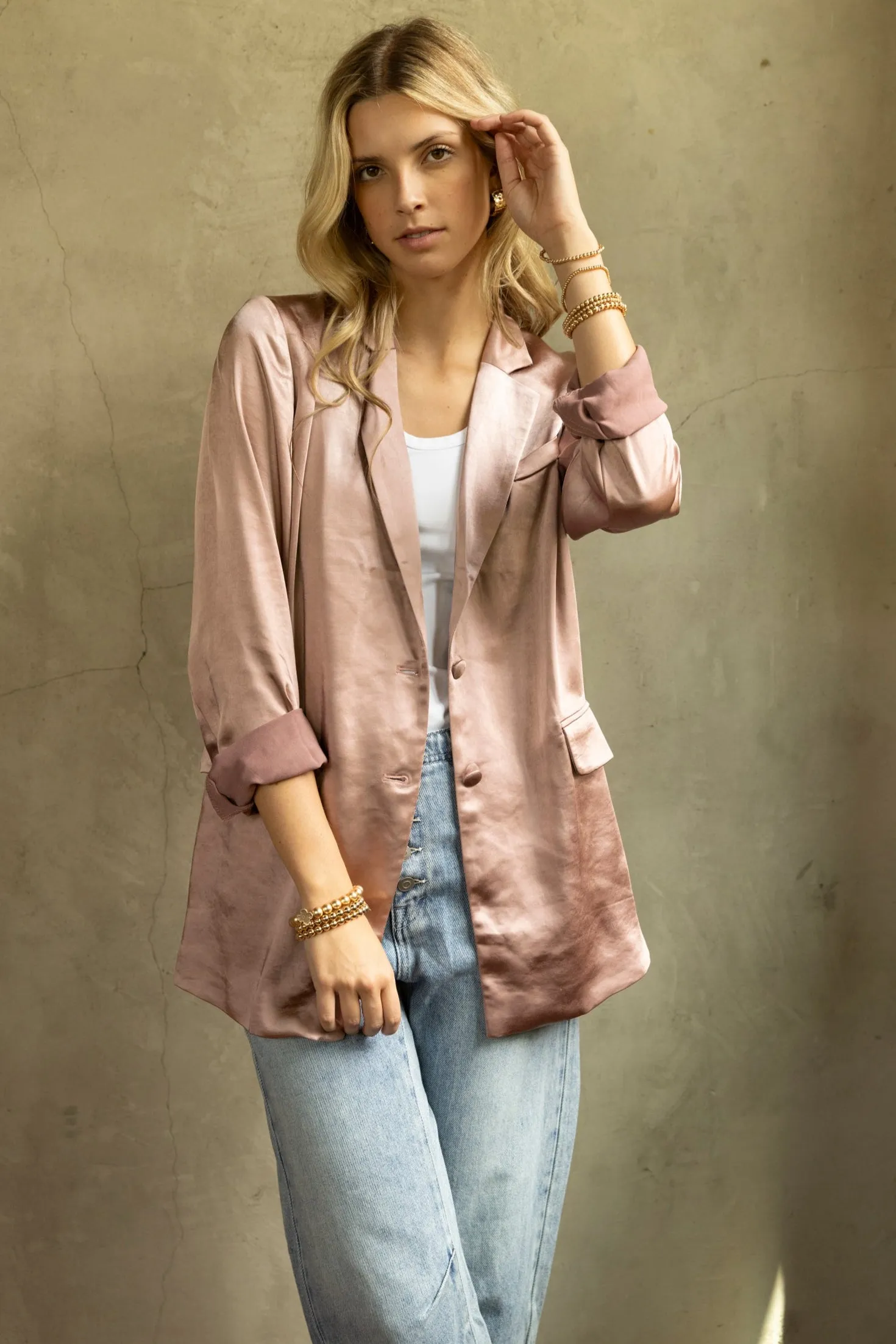SALE - Barry Satin Blazer