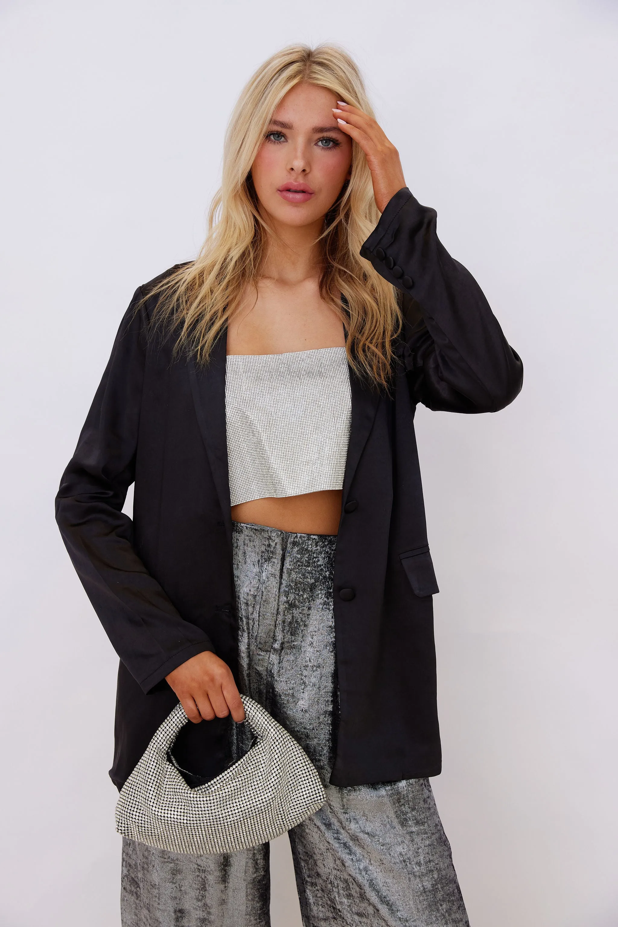 SALE - Barry Satin Blazer