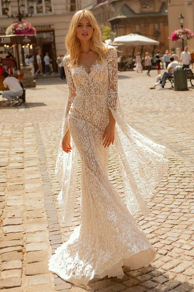 Venetian Yellow Wedding Dress