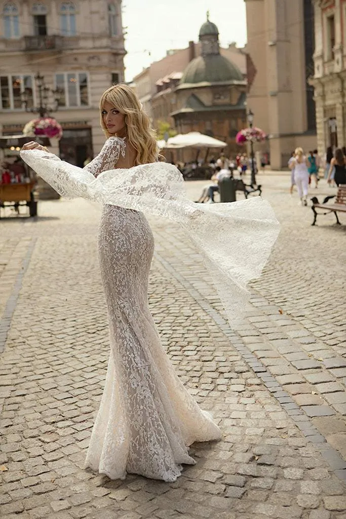 Venetian Yellow Wedding Dress