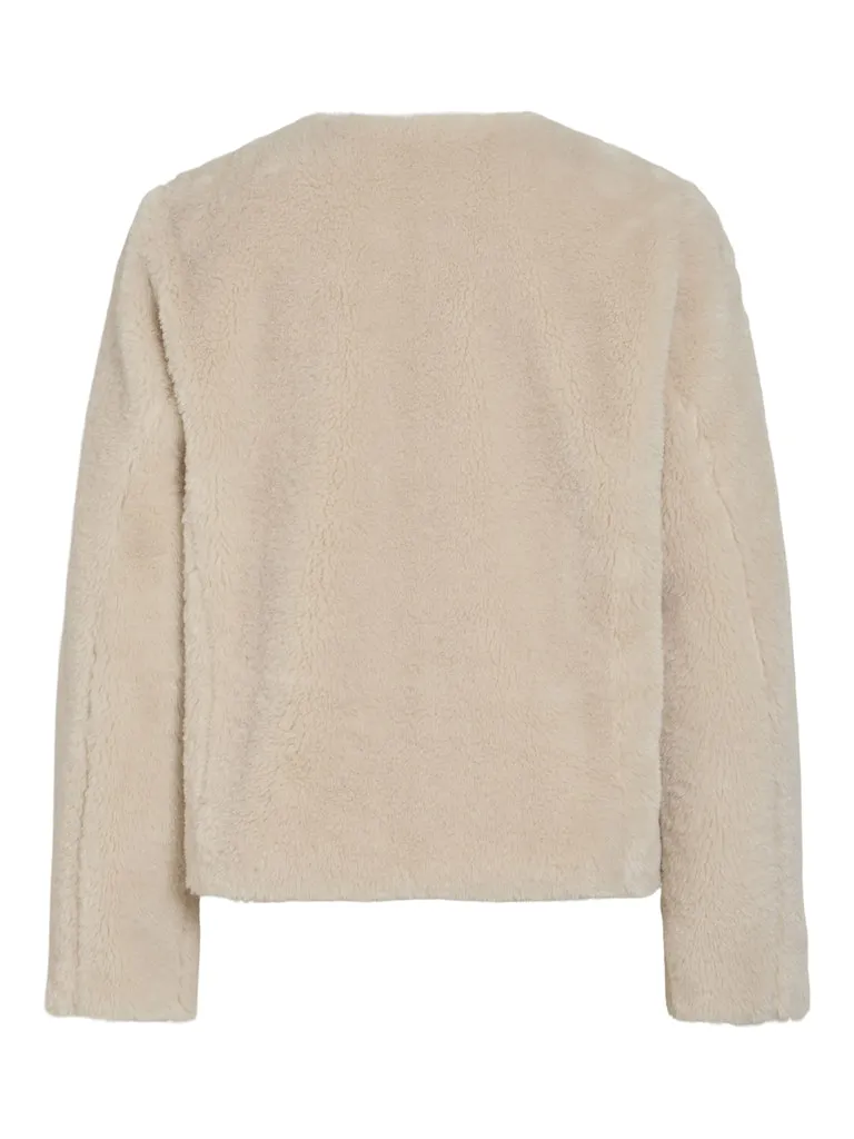 Vila Womens Shup L/S Short Jacket Birch